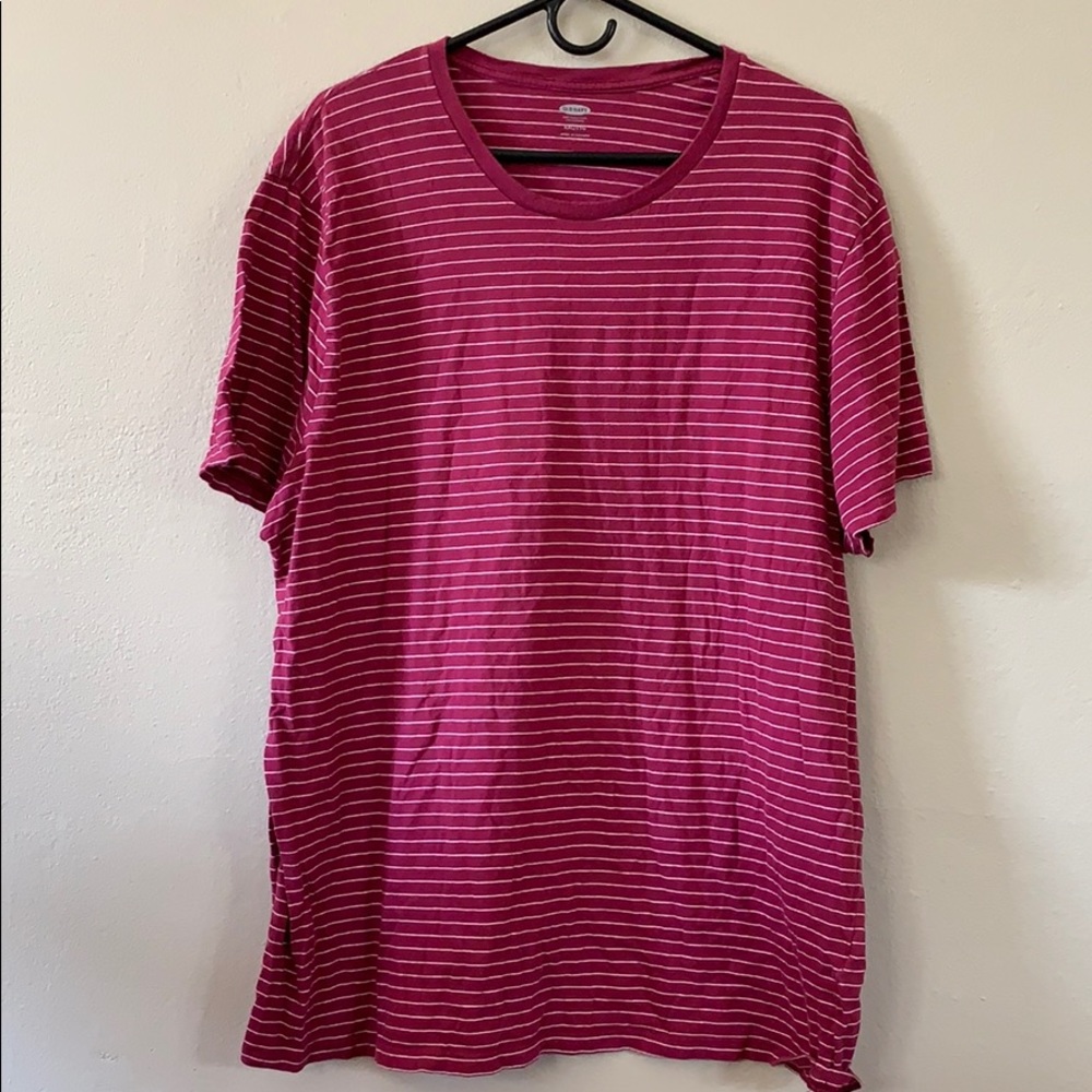 Red white striped t-shirt